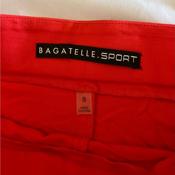 S Bagatelle Sport Pants Womens Small High Waisted Open Kick Front - Picture 4 of 7